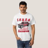 SNYRA Danbury Fair Speedways Vega Stock Car Racing T-shirt (Voorkant volledig)