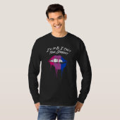 So Bi I Cant Think Straight Bisexual LGBTQ Bi Prid T-shirt (Voorkant volledig)