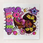 So Blessed™ StarBerry | Lief Meisje Aardbei Legpuzzel (Horizontaal)