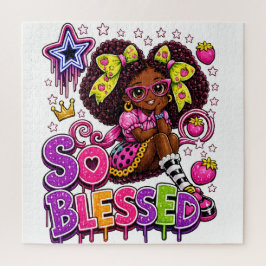 So Blessed™ StarBerry | Lief Meisje Aardbei Legpuzzel