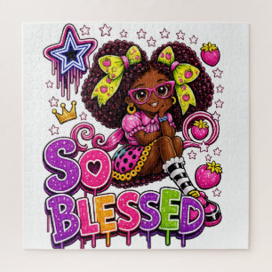 So Blessed™ StarBerry   Lief Meisje Aardbei  Legpuzzel