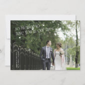 So Blessed Wedding Photo Thank You Card Bedankkaart (Voorkant)