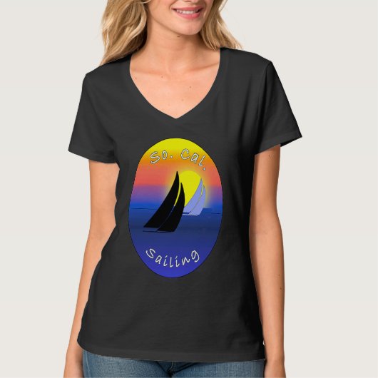So Cal Sailing Printed On Back T-shirt (Voorkant)