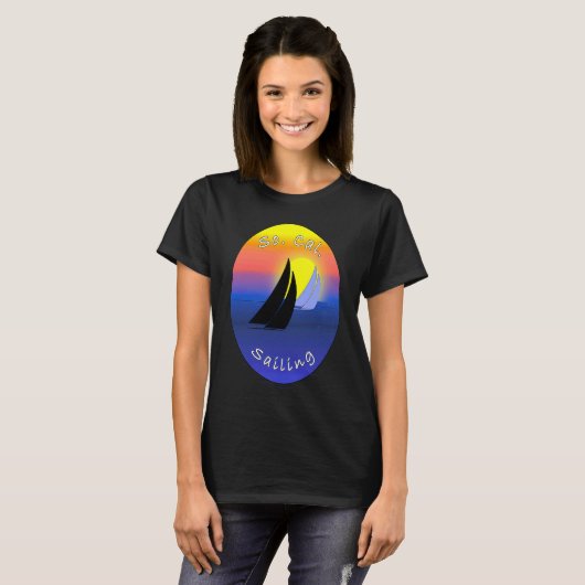 So Cal Sailing Printed On Back T-shirt (Voorkant volledig)