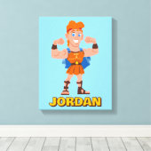 So Cute Hercules Canvas Print (Insitu (Houten vloer))