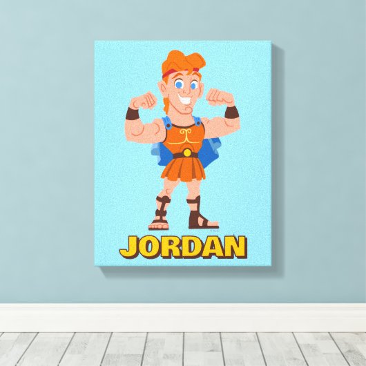 So Cute Hercules Canvas Print (Insitu (Houten vloer))