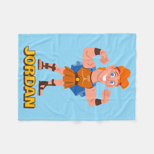 So Cute Hercules Fleece Blanket (Voorkant (Horizontaal))