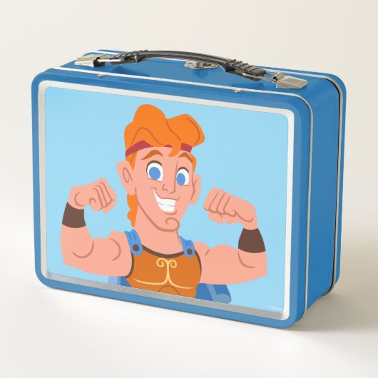 So Cute Hercules Metal Lunch Box (Achterkant)