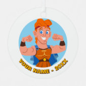 So Cute Hercules Metal Ornament (Voorkant)
