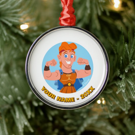 So Cute Hercules Metal Ornament (Boom)