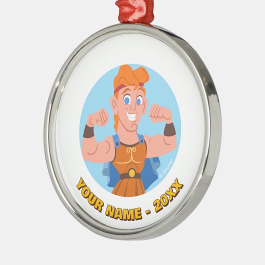 So Cute Hercules Metal Ornament (Links)