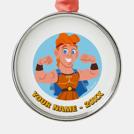 So Cute Hercules Metal Ornament (Voorkant)