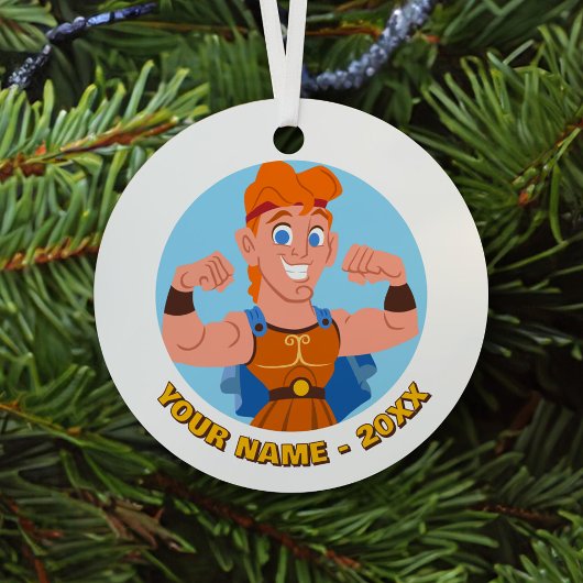 So Cute Hercules Metal Ornament