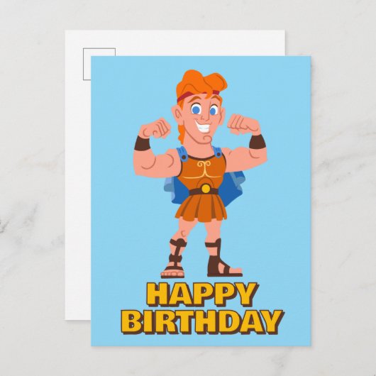 So Cute Hercules Postcard Briefkaart (Voorkant / Achterkant)
