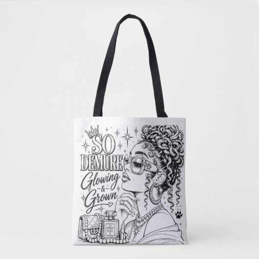 So Demure™ DIY Tote tas (Voorkant)