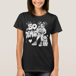 So Demure™ Meisjes Beste Vriend Dames Grafische T- T-shirt