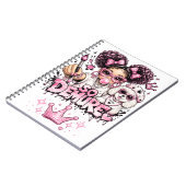 So Demure™ Starberry & MooMoo Spiraalschrift Notitieboek (Linkerzijde)