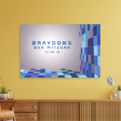 SO DIGITAL Bar Bat Mitzvah Inloggen Board Canvas Afdruk (Insitu (Woonkamer))