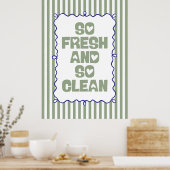 So Fresh And So Clean Poster (Keuken)