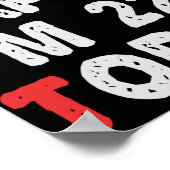 So happy I'm 22nd Today Funny Birthday Gift Idea Poster (Hoek)