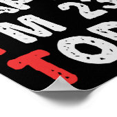 So happy I'm 23rd Today Funny Birthday Gift Idea Poster (Hoek)