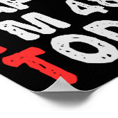 So happy I'm 48th Today Funny Birthday Gift Idea Poster (Hoek)