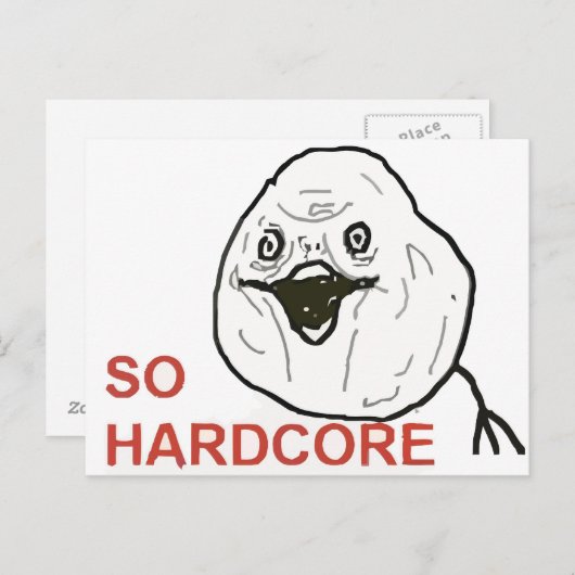 So Hardcore Briefkaart (Voorkant / Achterkant)