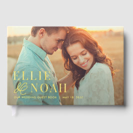 So In Love bewerkbare kleur Folie bruiloft gastenb Gastenboek