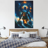 So It Begins Canvas Afdruk (Insitu (Slaapkamer))