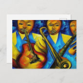"So Jazzy" Postcard Briefkaart (Voorkant / Achterkant)