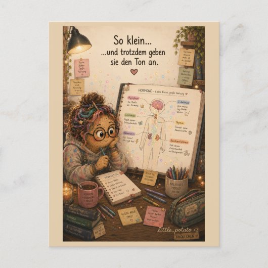So klein ... briefkaart (Voorkant)