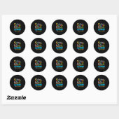 So Long 2nd Grade Hello Summer Last Day Of School. Ronde Sticker (Vel)