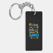 So Long 2nd Grade Hello Summer Last Day Of School. Sleutelhanger (Voorkant Links)