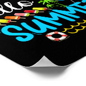 So Long 3rd Grade Hello Summer Last Day Of School. Poster (Hoek)
