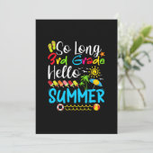 So Long 3rd Grade Hello Summer Last Day Of School. Save The Date (Staand voorkant)
