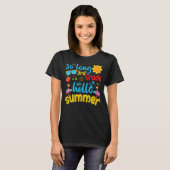 So Long 3rd Grade Hello Summer Last Day Of School T-shirt (Voorkant volledig)
