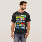 So Long 4th Grade Here I Come Graduation 5th Grade T-shirt (Voorkant volledig)