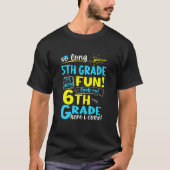 So Long 5Th Grade 6Th Grade Here I Come Graduation T-shirt (Voorkant)
