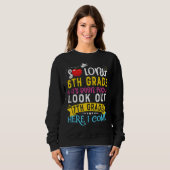 So Long 6th Grade 7th Grade Here I Come Graduation Trui (Voorkant volledig)