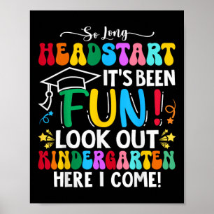 So Long Headstart Afstuderen 2025 Kindergarten Haa Poster