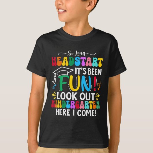 So Long Headstart Afstuderen 2025 Kindergarten Haa T-shirt (Voorkant)