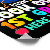 So Long Kindergarten Afstuderen Afstudeerder Teach Poster (Hoek)