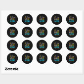 So Long Kindergarten Grade Hello Summer Ronde Sticker (Vel)