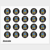 So Long Kindergarten Graduation First Grade Here I Ronde Sticker (Vel)