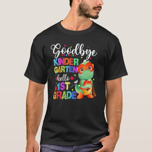SO LONG KINDERGARTEN HELLO 1st GRADE Teacher Stude T-shirt (Voorkant)