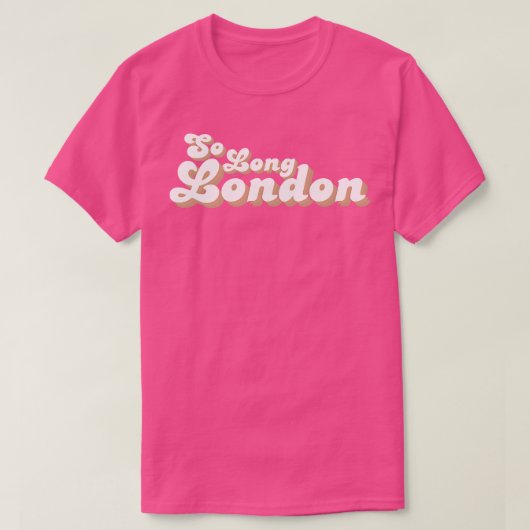 So Long London Thirt 9 T-shirt (Design voorkant)