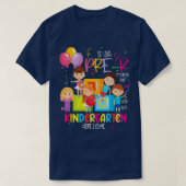 So Long Pre-K Kindergarten Here I Come Graduation T-shirt (Design voorkant)