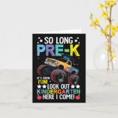 So Long Pre-k Preschool Afstuderen Kindergarten He Kaart (Gele Bloem)