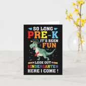 So Long Pre-k Preschool Afstuderen Kindergarten He Kaart (Gele Bloem)