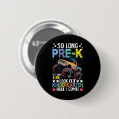 So Long Pre-k Preschool Afstuderen Kindergarten He Ronde Button 5,7 Cm (Voorkant /achterkant)